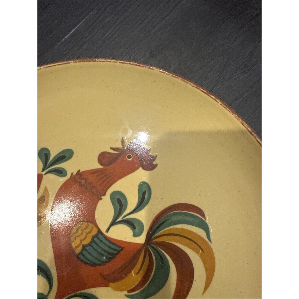 Vintage Taylor Simth & Taylor Rooster Dinner Plate 10 1/8" - Picture 10 of 10